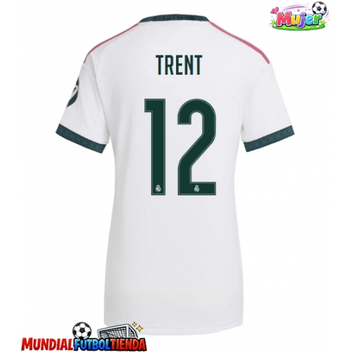 Camiseta Real Madrid Alexander-Arnold #12 Primera Equipación Replica 2026-27 para mujer mangas cortas